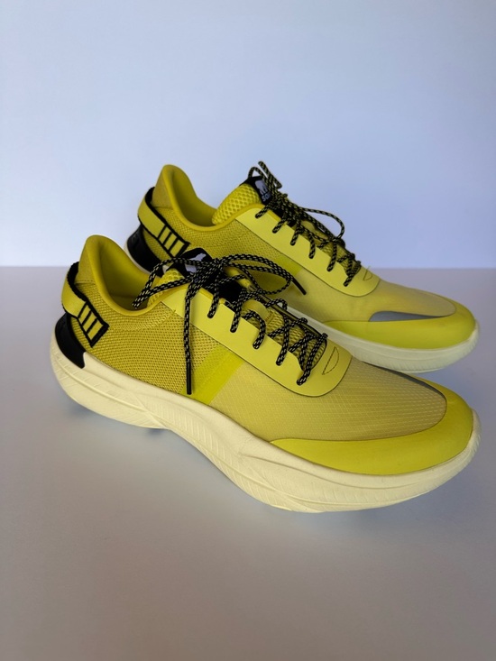 Sorel Shoes - Sorel Explorer Blitz Leisure Lace Sneakers Neon Yellow Lime Mesh 11